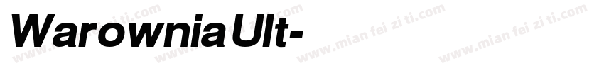 Warownia Ult字体转换